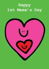 Cute Mother's Day Card - 1st Mother's Day - Pregnancy created by Peas-in-a-Pod