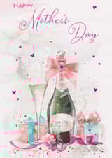 Traditional Mother's Day Card - Champagne created by IC&G