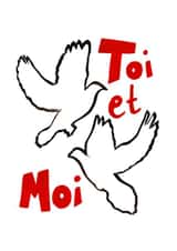 'Toi et Moi' Valentines Day card - 'You and Me' French dove design created by La Fam Illustration