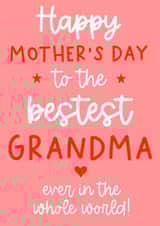 Cute Happy Mother's day Card - Grandma created by Word Up Creative