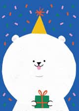 Cute Celebration Card - Bichon Frisé Birthday Dog created by SNIP SNIP HOORAY!