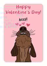Cute Valentine’s Day Card - Dog - Boop created by TheYoungBandit .