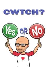 Welsh themed valentines day card created by RFFME Designs