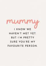 First Mother's Day Card - from the bump created by Paper & Wool