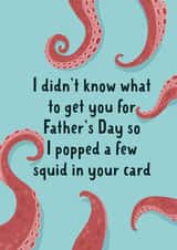 Funny Father’s Day Card - Dad Joke - Few Quid created by Running with Scissors