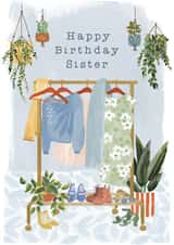 Happy Birthday Card - Stylish Sister created by Making Meadows Ltd