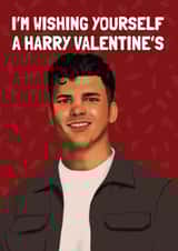 Punny Valentine's Day Card - Harry from Traitors created by AbiGoLucky