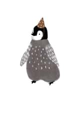 Cute Birthday Card - Penguin Party Hat created by HeatherLucyJ