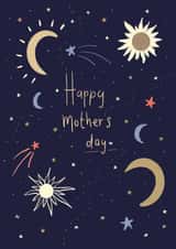 Pretty Mother's Day Card - Starry sky created by AP Designs