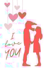 Cute Valentines Day Card for Motocross Rider - I Love You Motocross - Dirt Bike created by Berklesful Designs