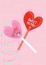 Sweet Valentine's Card for Beloved - Playful Romance - You're My Sweetheart created by Michelle Hird