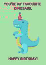Funny birthday card for a loved one, AKA your favourite dinosaur! created by Eventide Design