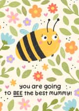 Cute Mothers Day Card - for a Mummy to be created by katie illustrated