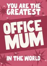 Fun Mother's Day card - office Mum - Colleague created by Pickled Prints