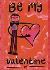 Be My Valentine - Cute - I’ll Give Your Heart A Hug created by The Squibbles®