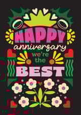 Pretty Anniversary Card - We're the Best created by OBJECTABLES