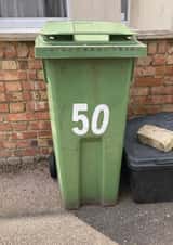 Funny Birthday Card - 50th - Bin created by OBJECTABLES