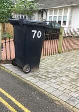 Funny Birthday Card - 70th - Bin created by OBJECTABLES
