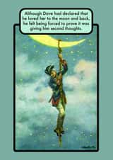 Funny Valentine's Day Card - Second Thoughts - Dave created by OBJECTABLES