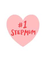 Cute Mother's Day Card - Number One Step Mum created by Nicola Watson