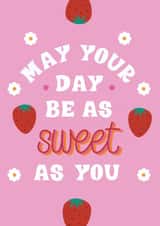 Cute fruity Valentine's Day card for your significant other created by Letters by Amy
