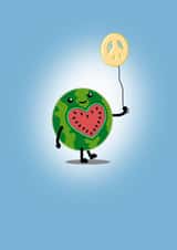 Cute Anniversary Card For Significant Other – WatermelonHeart – You Complete Me” created by Created by Chris