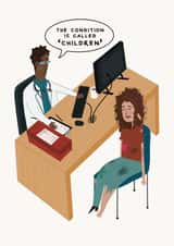 Funny Mother's Day Card - Condition = Children created by AbiGoLucky