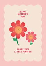 Cute Mother’s Day Card - Little Flower created by Pig + Plums