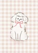 Cute Poodle Birthday Card - For Dog Lovers created by Courtney B.