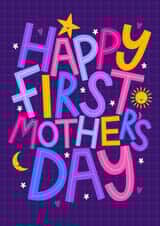 Happy First Mother's Day - From The Baby - First Time Mum created by Ludicrous Prints