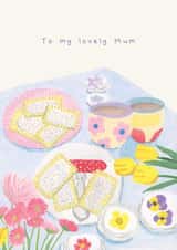 Sweet Mother's Day Card - for a Lovely Mum created by Sarah Frances