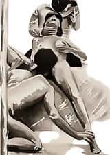 Sexy Valentines Card - Threesome created by Charlotte