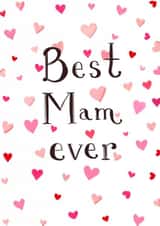 Cute Mother's Day Card - Best Mam Ever created by Love Lucy Illustration