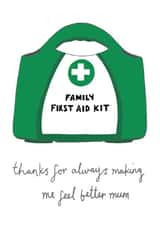 Heartfelt Mother's Day Card - First Aid Kit - Thanks For Always Making Me Better created by You've Got Pen On Your Face