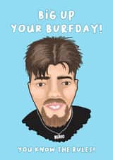 Funny Birthday Card - Beavo - You Know the Rules created by Back to the drawing board illustration