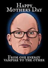 What We Do In The Shadows inspired Mother's Day card - From one energy vampire created by Happy Rose