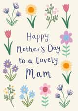 Cute Mother's Day Card - Lovely Mam created by Sarah Catherine