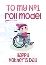 Funny Mother's Day Card - For Wheelchair Using Mum, Nan or Stepmum created by Presents Felt