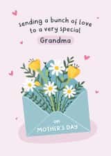 Heartfelt Mother's Day Card - Grandma - A Bunch of Love created by Fliss Muir