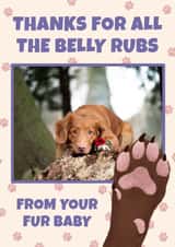 Personalised Mothers Day Photo Card created by @tikkled.pink - Cute Mother's Day Card - From the dog 1001