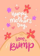 Happy Mother's Day Card - Floral - From the Bump created by Alice Piper