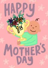Cute Mother’s Day Card - From the Baby - First created by Oops a doodle