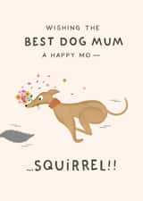 'Squirrel!' - Mother's Day Card From The Dog created by Studio Mads