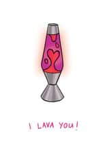 Cute Lava Lamp card for significant other, Valentine's, anniversary etc! created by Deirdre Spain