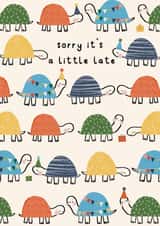 Cute Belated Birthday Card - Sorry it's a little late created by Jess Moorhouse
