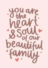 Heartfelt Mother's Day Card - Heart and Soul created by Fliss Muir