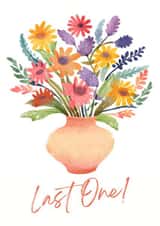 End of treatment floral card - Last One! created by A Little Note Gifts