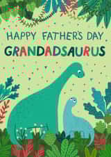 Cute Father's Day Card - For Grandad - Dinosaur created by Pear Tree Press