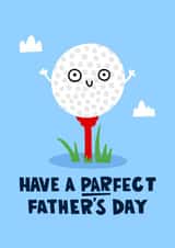 Funny Father's Day Card - Golf Sports created by Lucy Maggie Designs