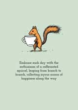 Joyful Squirrel Adventures - Happy Birthday or Just Because - Inspirational created by Chunky Pixel